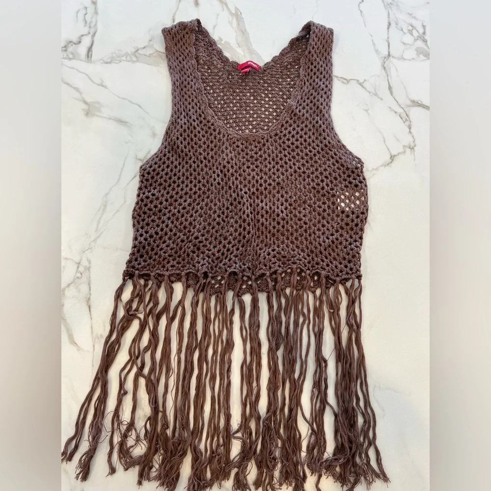 Bongo knit fringe top - Picture 1 of 6
